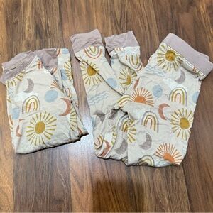 Little Sleepies Mauve Sunset Bamboo Pajamas